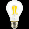 Лампа с/д Ecola ЛОН A60 E27 10W 4000K прозр. 105x60 филамент (нитевидная), 360° Premium N7LV10ELC